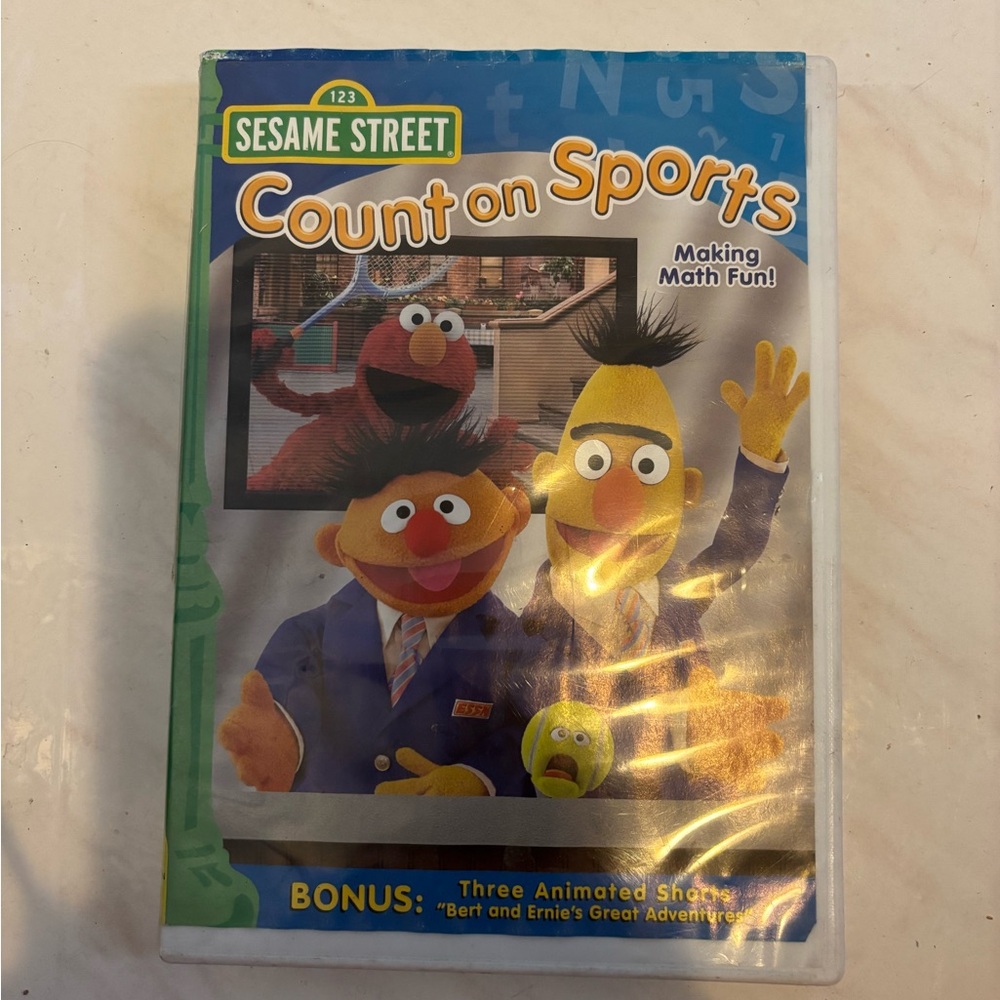Sesame Street Count on Sports DVD - NEW